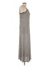 MSK Stripes Gray Casual Dress Size L - photo 4