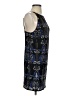 Francesca's 100% Polyester Graphic Blue Cocktail Dress Size XXS - photo 4