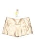 Celebrity Pink 100% Polyurethane Metallic Gold Skort Size M - photo 1