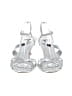Fioni Metallic Silver Sandals Size 7 (wide) - photo 2