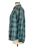 Eddie Bauer Plaid Teal Long Sleeve Blouse Size M - photo 5