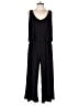 Tiana B. Solid Black Jumpsuit Size L - photo 1