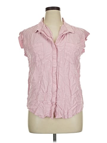 Jachs Girlfriend Sleeveless Button-Down Shirt (view 1)
