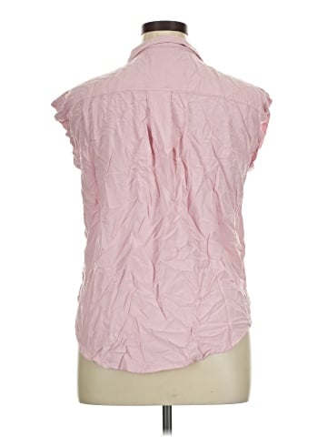Jachs Girlfriend Sleeveless Button-Down Shirt (view 2)