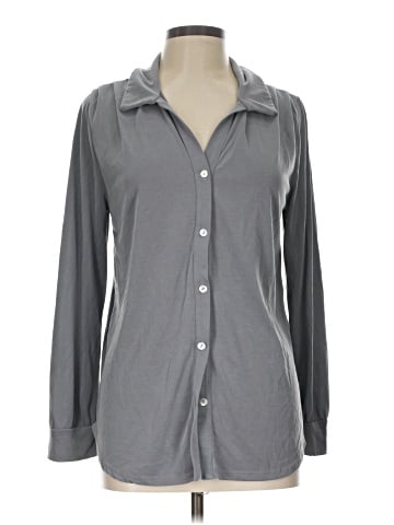 Green Envelope Long Sleeve Blouse (view 1)