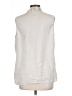 CAbi 100% Polyester Ivory Sleeveless Blouse Size L - photo 2