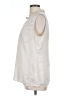 CAbi 100% Polyester Ivory Sleeveless Blouse Size L - photo 5