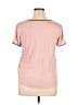 Joe Fresh 100% Polyester Pink Short Sleeve Top Size L - photo 2