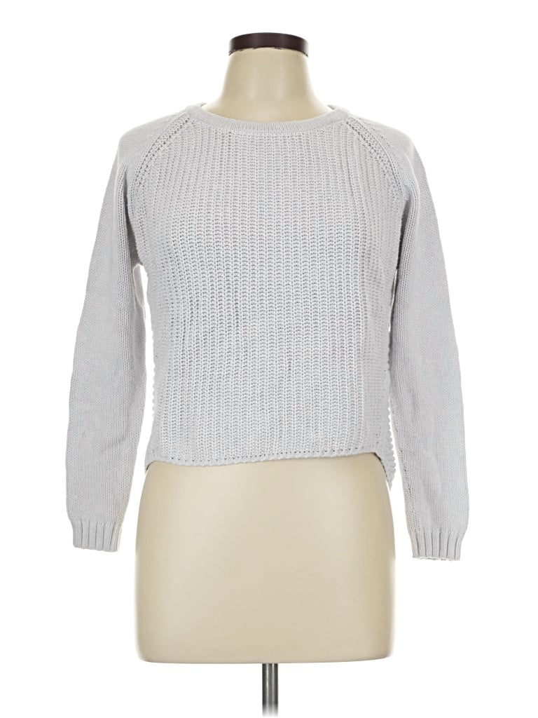 Pre-owned Margaret O'leary Pullover Sweater In Gray