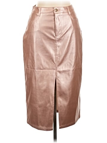 Venus Faux Leather Skirt (view 1)