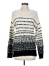 Vince. Stripes Ivory Wool Pullover Sweater Size XS - photo 1