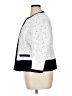 Kasper 100% Polyester Print White Jacket Size 14 - photo 5