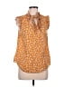 Odille Orange Sleeveless Blouse Size 6 - photo 1