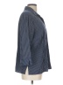 Covington 100% Polyester Stripes Blue 3/4 Sleeve Blouse Size L - photo 4