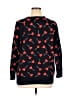 Torrid 100% Cotton Hearts Black Pullover Sweater Size 1X Plus (1) - photo 2