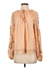Ulla Johnson Tan Long Sleeve Blouse Size 4 - photo 1