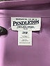 Pendleton 100% Polyester Purple Long Sleeve Blouse Size 24w - photo 7