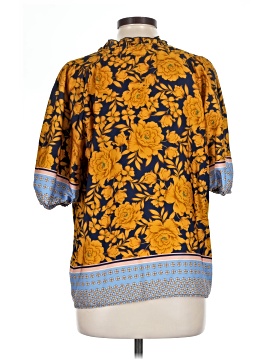 Lavender Brown 3/4 Sleeve Blouse (view 2)