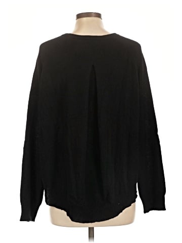 Aqua Cashmere Pullover Sweater (view 2)