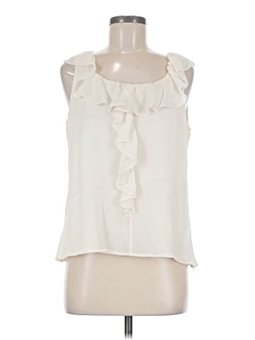 St. John Sleeveless Silk Top (view 1)
