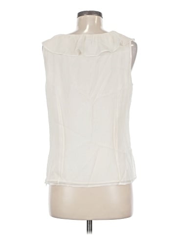 St. John Sleeveless Silk Top (view 2)