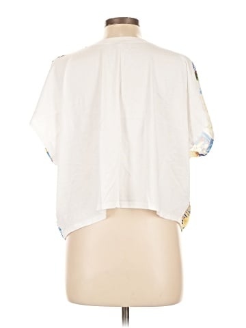 Zara W&B Collection Short Sleeve Blouse (view 2)