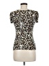 Eye Candy Brown Short Sleeve Top Size M - photo 2
