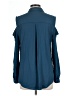 Candie's 100% Polyester Teal Long Sleeve Blouse Size L - photo 2