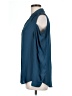 Candie's 100% Polyester Teal Long Sleeve Blouse Size L - photo 5