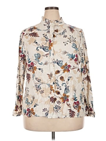 St. John's Bay 3/4 Sleeve Blouse (view 1)