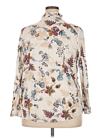 St. John's Bay 3/4 Sleeve Blouse (view 2)