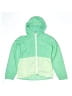Columbia 100% Nylon Color Block Green Windbreaker Size 10 - 12 - photo 1