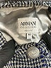 Armani Collezioni Houndstooth Gray Blazer Size 10 - photo 6