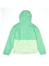 Columbia 100% Nylon Color Block Green Windbreaker Size 10 - 12 - photo 2
