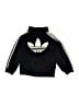 Adidas 100% Polyester Black Track Jacket Size 2T - photo 2