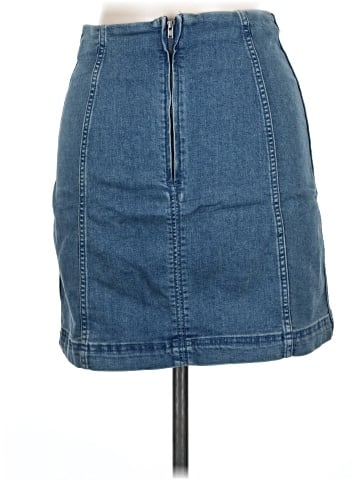 Free People Denim Skirt (view 2)