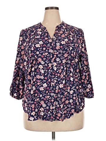 St. John's Bay 3/4 Sleeve Blouse (view 1)
