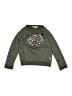 DKNY Floral Gray Pullover Sweater Size 6 - photo 1