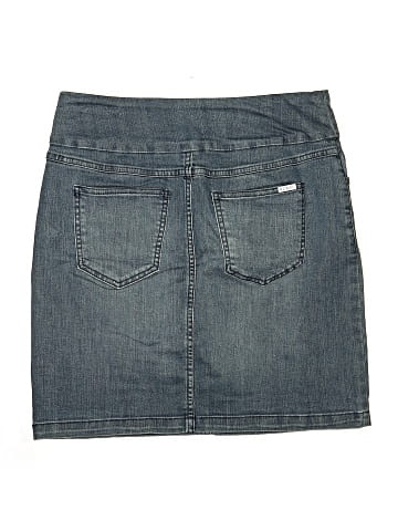 S.C. & Co. Denim Skirt (view 2)