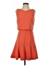 The Limited Solid Orange Cocktail Dress Size 0 - photo 1