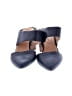 Corso Como 100% Leather Blue Heels Size 5 1/2 - photo 2