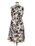 Apt. 9 100% Polyester Print Gray Cocktail Dress Size 1X - photo 2