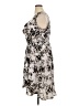 Apt. 9 100% Polyester Print Gray Cocktail Dress Size 1X - photo 5