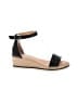 Alex Marie 100% Leather Black Wedges Size 9 (wide) - photo 1