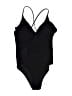 Cupshe Solid Black One Piece Swimsuit Size M - photo 1