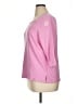 Quacker Factory 100% Cotton Pink Sweatshirt Size 1X - photo 5
