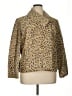 Chico's 100% Polyester Animal Print Gold Jacket Size XL (3) - photo 1