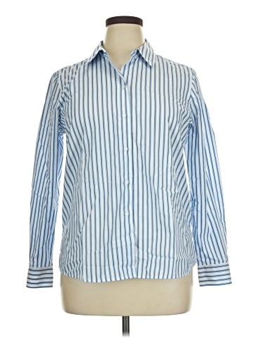 Foxcroft Long Sleeve Button-Down Shirt (view 1)