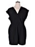 Emma & Michele Solid Black Romper Size XL - photo 1