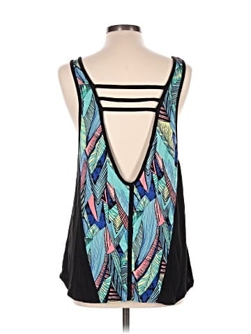 Pink Lotus Sleeveless T-Shirt (view 2)